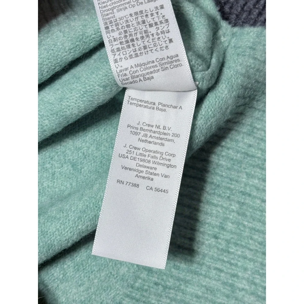 J.Crew Sweater Women S Mint Green Excellent Extra-Soft Crewneck Wool Blend